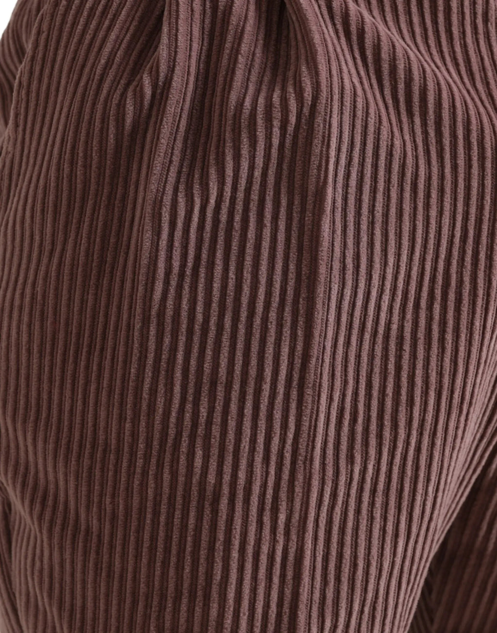 Pantalon skinny en coton stretch violet dolce & gabbana en velours côtelé marron à côtes verticales distinctes