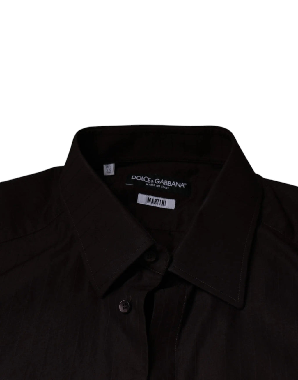 Chemise slim fit dolce & gabbana pour homme en coton violet avec col net et texture subtile
