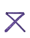 Cravate homme dolce & gabbana en soie satinée violette avec motif logo dg monogramme répétitif réglable