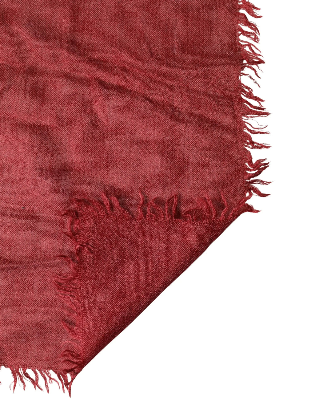 Écharpe foulard dolce & gabbana rouge en cachemire et soie avec franges et tissage lâche de 200cm sur 70cm