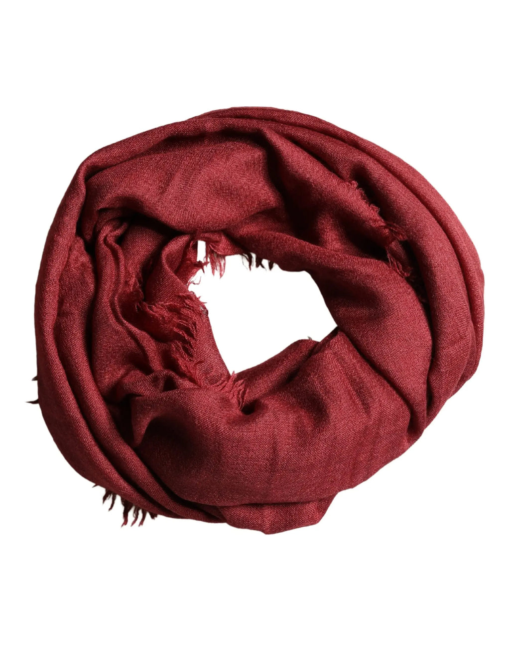 Écharpe foulard dolce & gabbana rouge en cachemire et soie avec franges et tissu texturé de 200cm sur 70cm