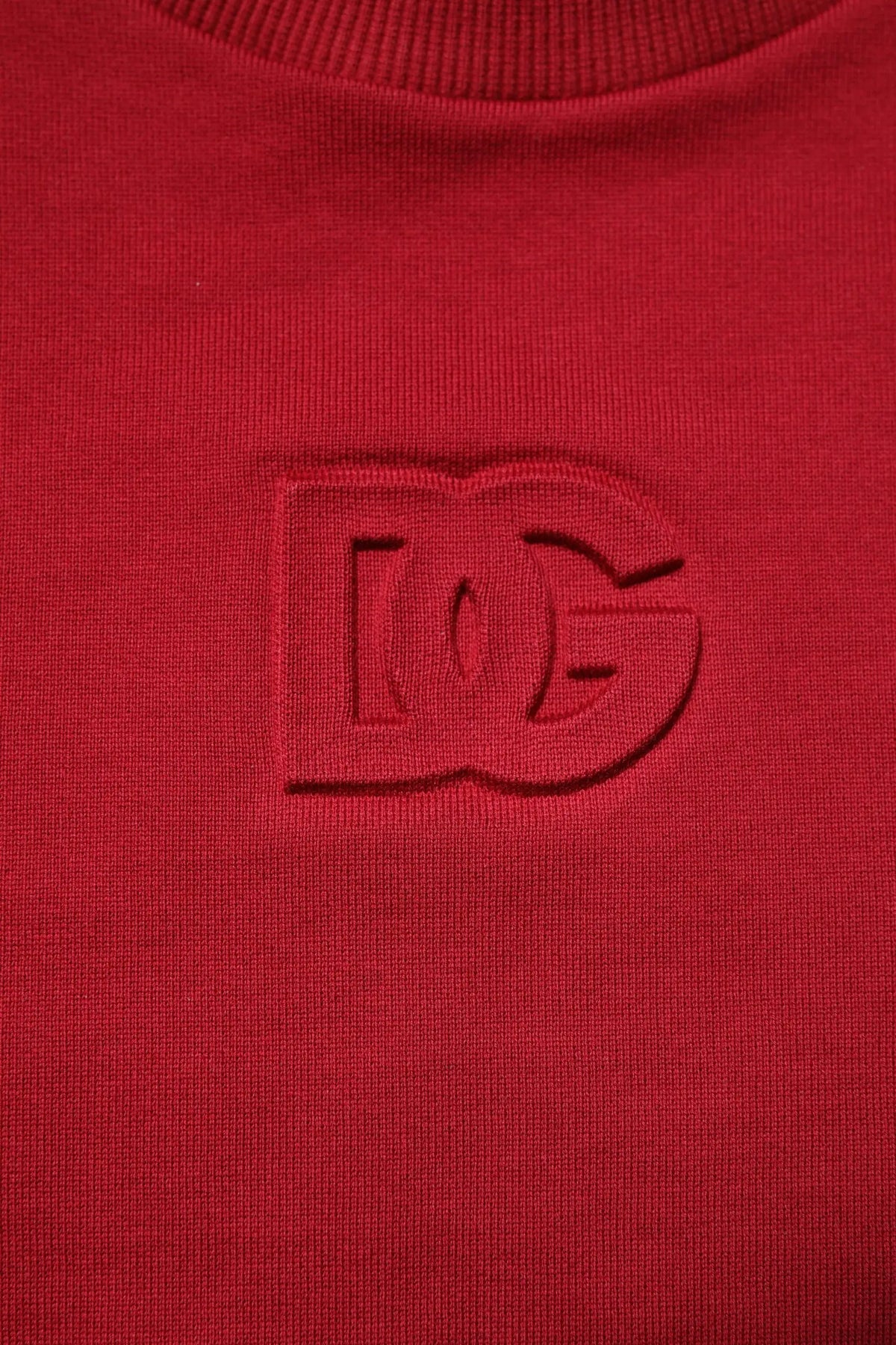 Sweatshirt rouge dc shoes en coton avec logo brodé assorti sur la poitrine style dolce gabbana