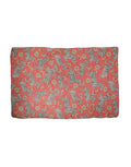 Corail dolce & gabbana châle en soie avec motif zebres rayés noir et blanc, bananes vertes et motifs circulaires