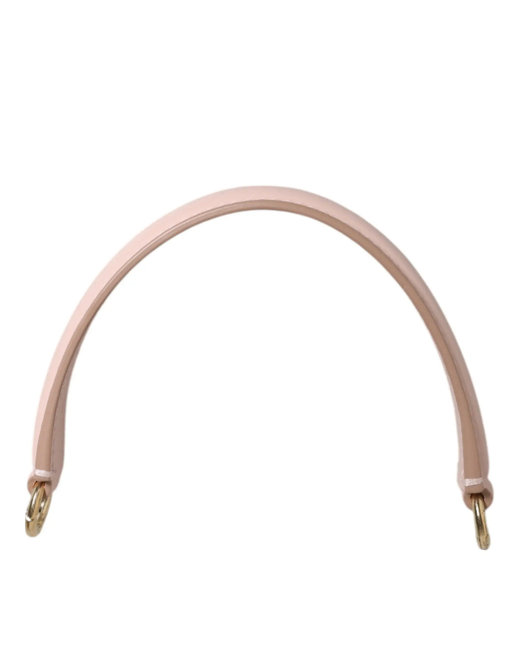 Anse de sac à main blush rose en cuir avec anneaux métal doré dolce & gabbana strap big bag