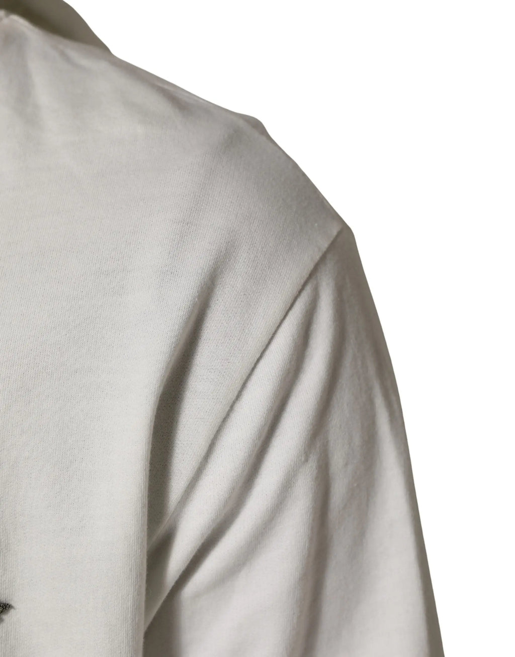 Dolce & gabbana white cotton hooded sweatshirt sweater with off-white cotton shirt featuring soft textured fabric and clean shoulder stitching