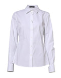 Chemise blanche dolce gabbana en coton pour femme avec manches longues col classique et coupe cintrée