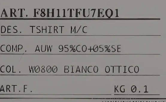 T-shirt dolce & gabbana blanc en coton et soie avec un design simple et classique