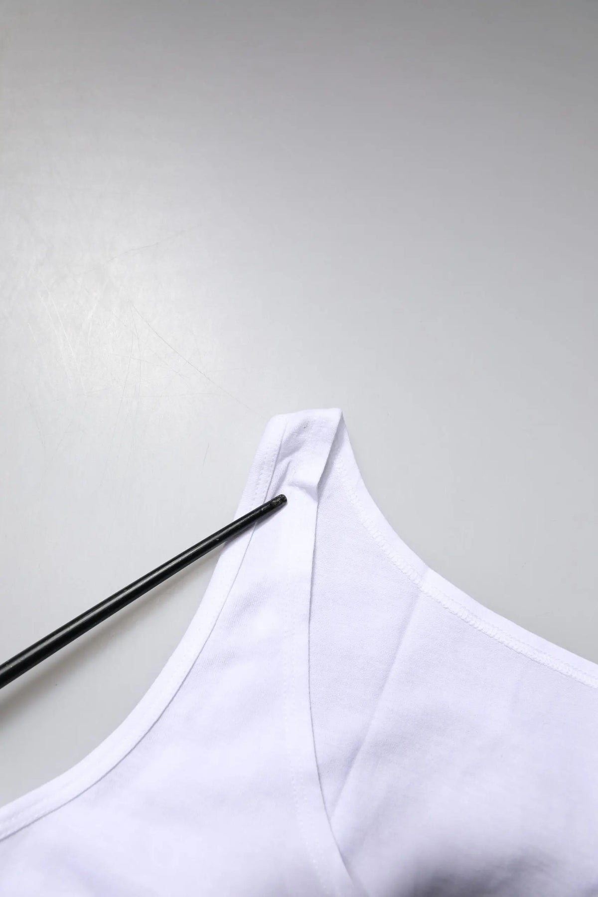 Dolce & gabbana débardeur blanc en coton avec encolure ronde simple et épurée