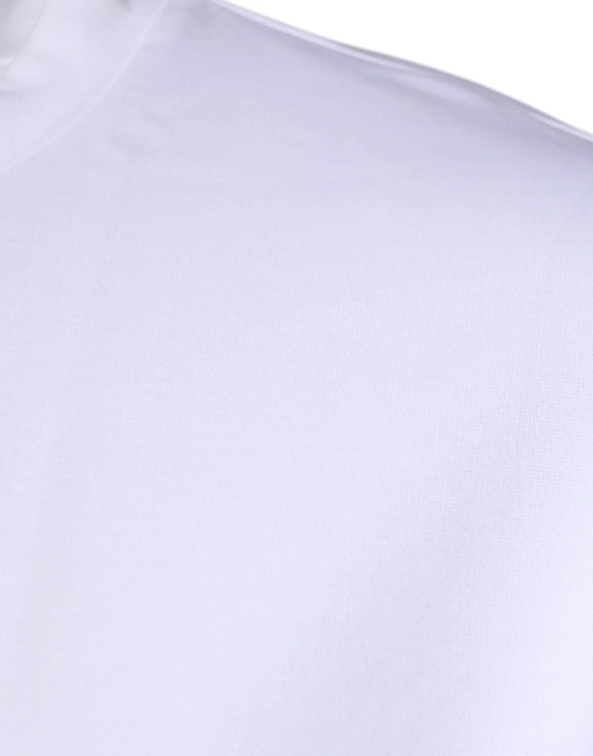T-shirt dolce & gabbana blanc à col rond avec logo dg en tissu lisse et doux à manches courtes