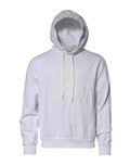 Sweat à capuche blanc dolce & gabbana avec logo embossé discret brodé sur la poitrine