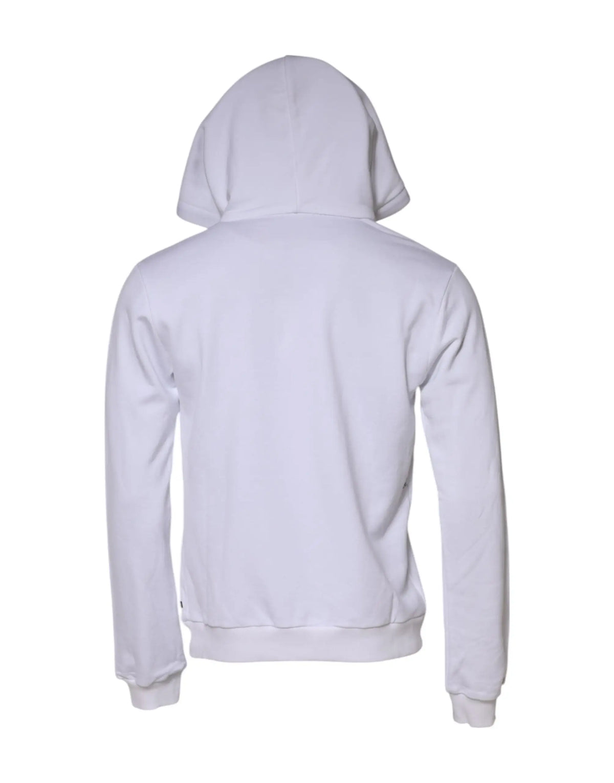 Dolce gabbana sweat à capuche blanc avec tissu doux et lisse et design simple cœur sacré