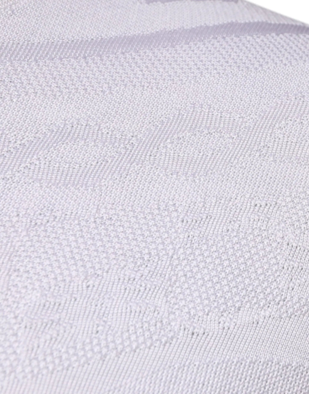 Pull en maille blanc dolce & gabbana en soie avec motif tissé subtil et col rond pour homme