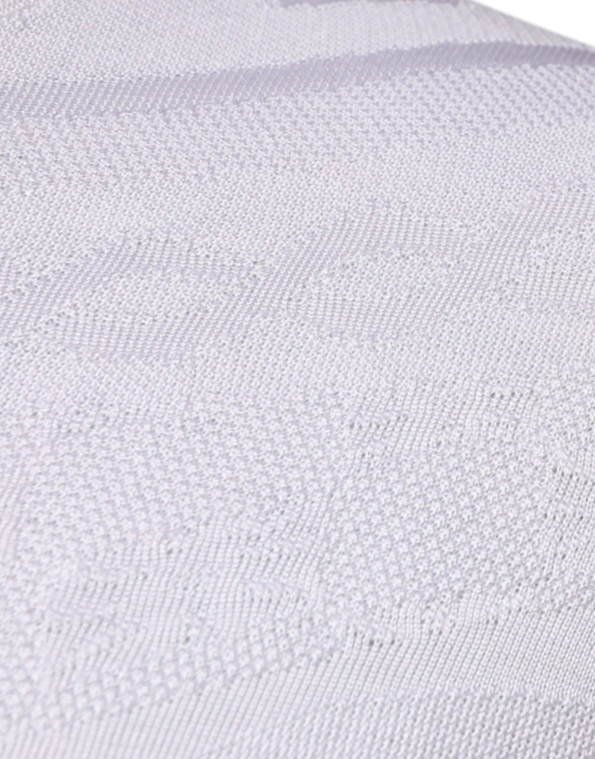Pull en maille blanc dolce & gabbana en soie avec motif tissé subtil et col rond pour homme