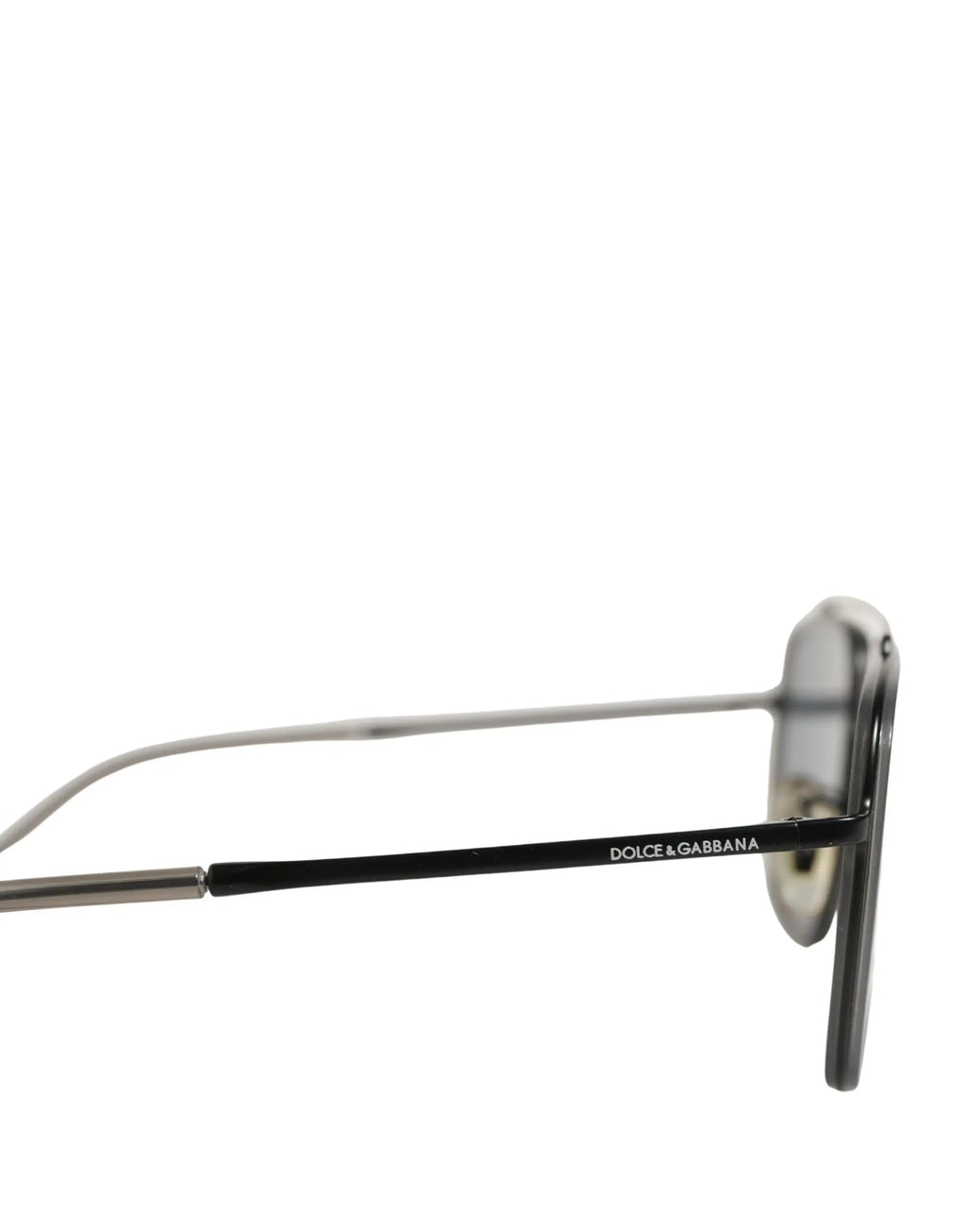 Lunettes de soleil dolce & gabbana femmes dg2262 monture carrée métallique noire avec verres teintés foncés