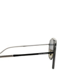 Lunettes de soleil dolce & gabbana femmes dg2262 monture carrée métallique noire avec verres teintés foncés