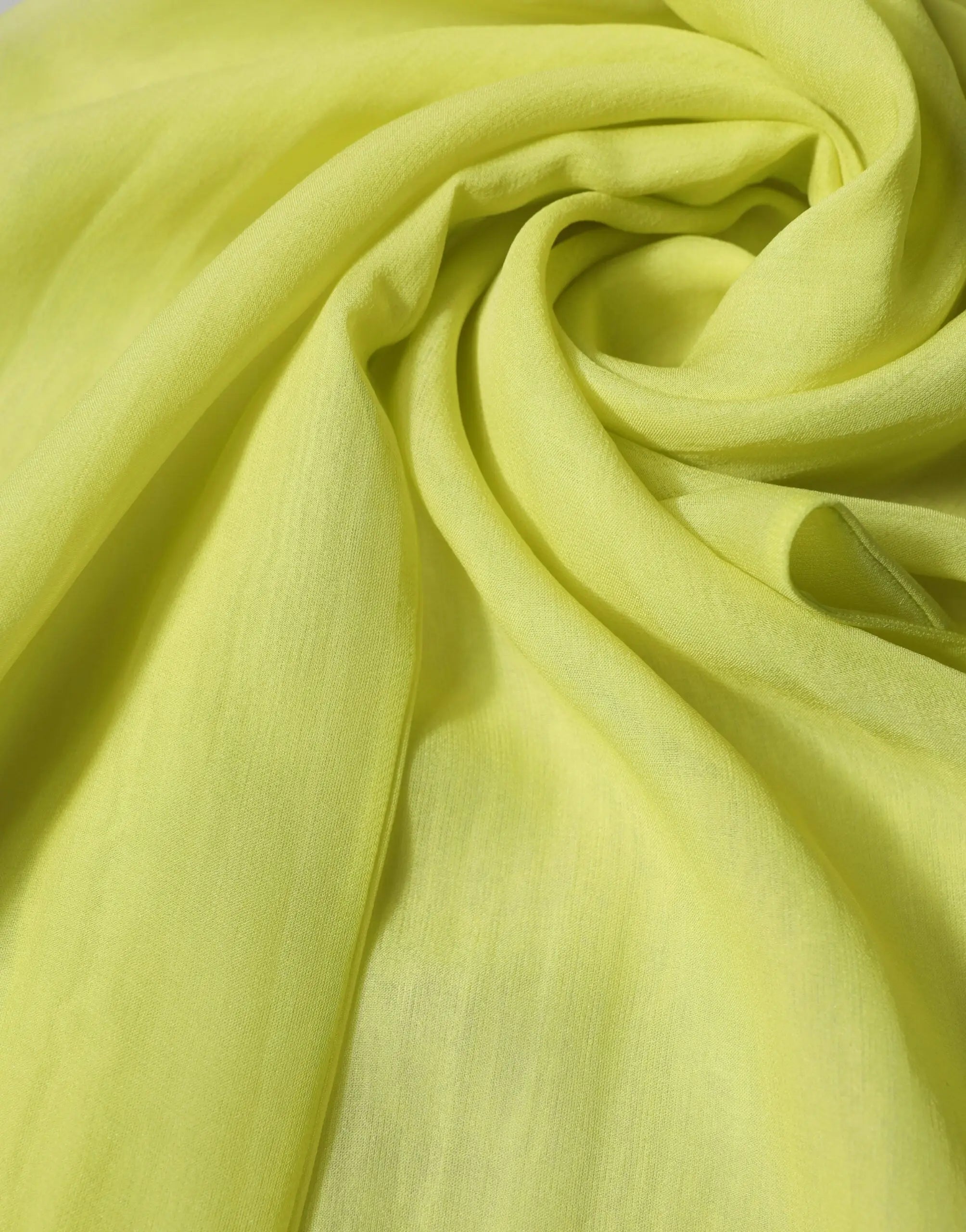 Écharpe foulard dolce & gabbana jaune pâle vert en soie légère 292cm x 19cm au tissu doux et fluide