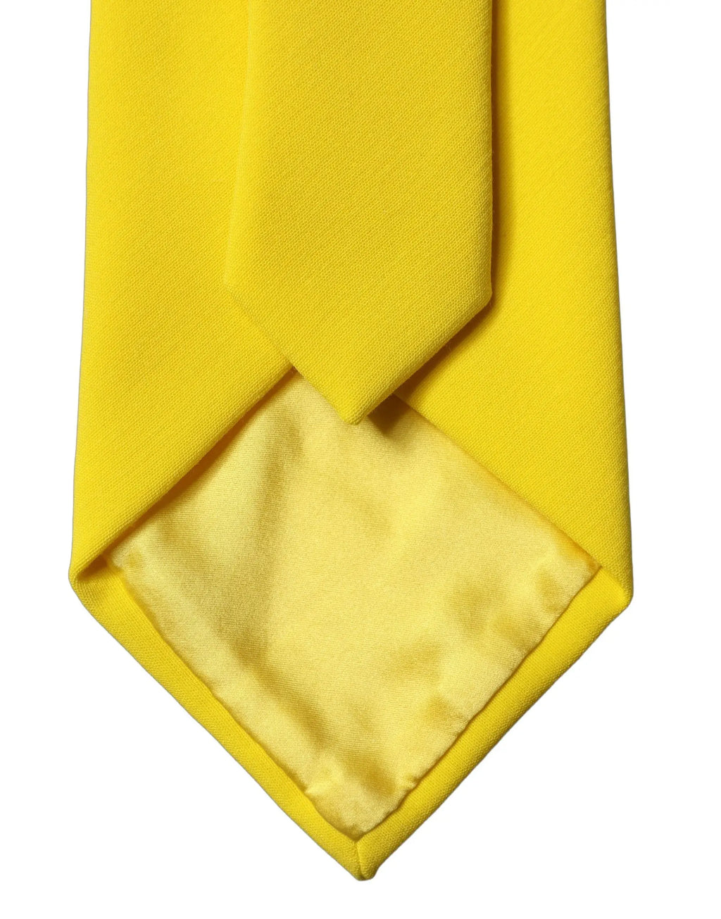 Cravate jaune vive en polyester dolce & gabbana avec extérieur tissé lisse et intérieur doublé satin ajustable femme