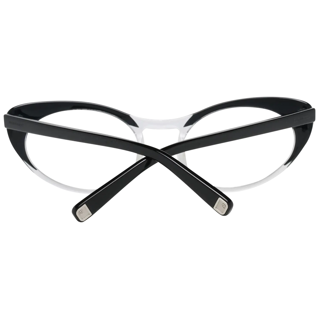 Lunettes femme dsquared² noires style cat-eye avec finition brillante élégante en acétate