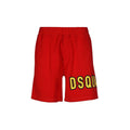 Shorts en coton multicolores de Dsquared², avec design décontracté et style moderne.