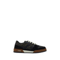 Sneakers basses Fendi Calf Leather Bos Taurus multicolores, chaussures de sport élégantes en cuir pour hommes et femmes.