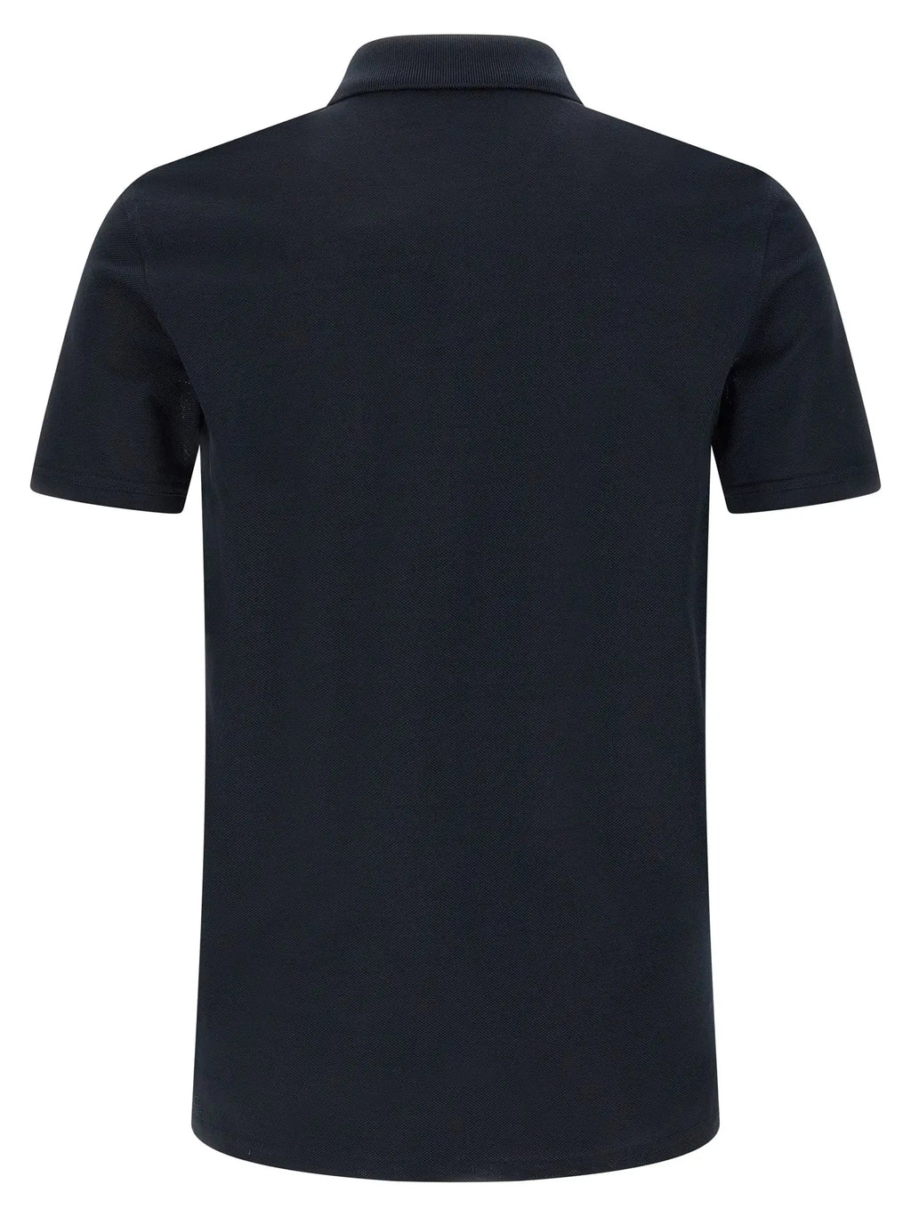 Polo bleu en coton givenchy pour homme avec col côtelé et coutures soignées manches courtes