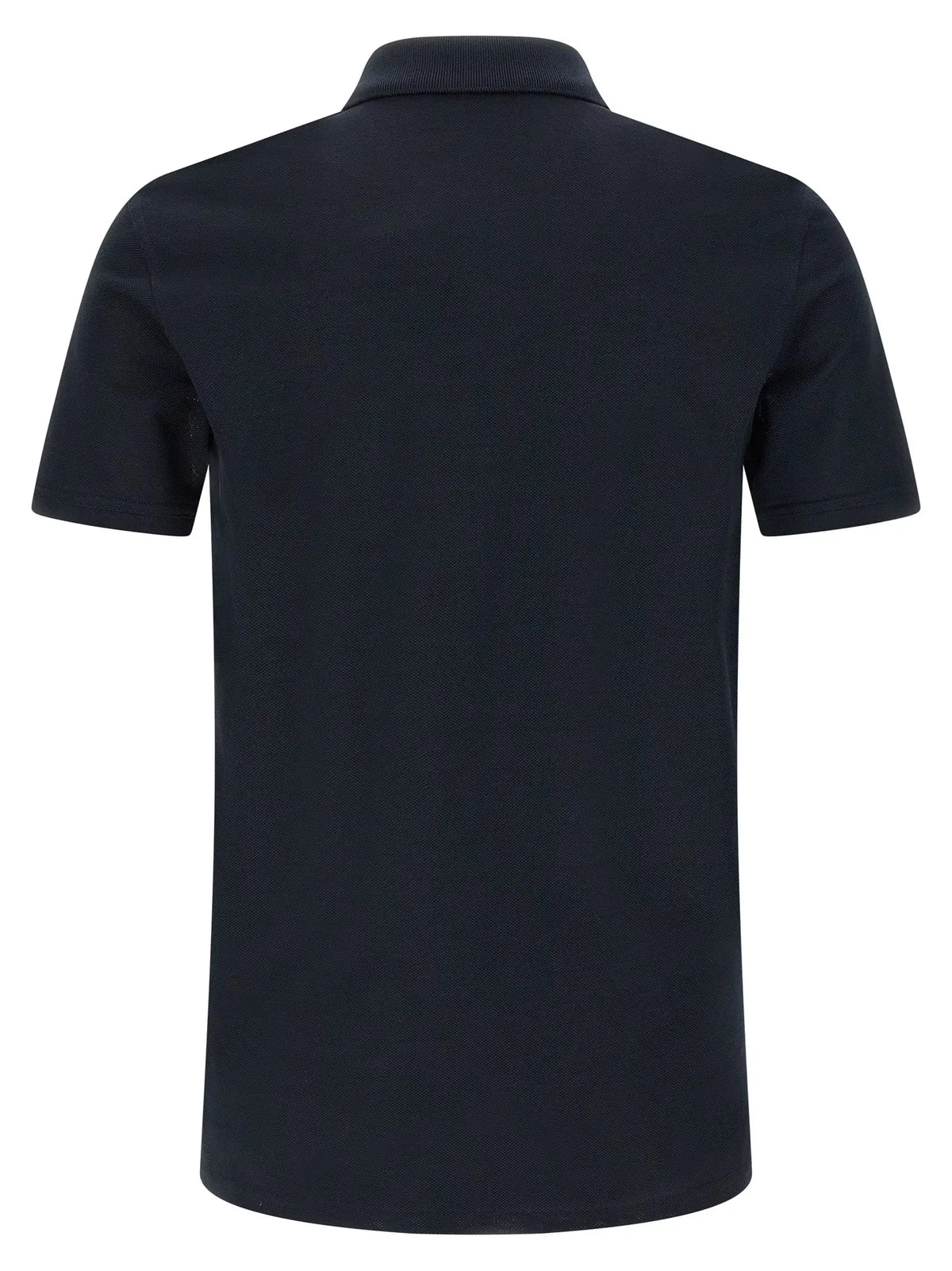 Polo bleu en coton givenchy pour homme avec col côtelé et coutures soignées manches courtes