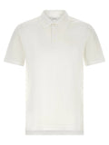 Polo blanc donnéchy en coton avec col classique et manches courtes pour un style élégant et décontracté