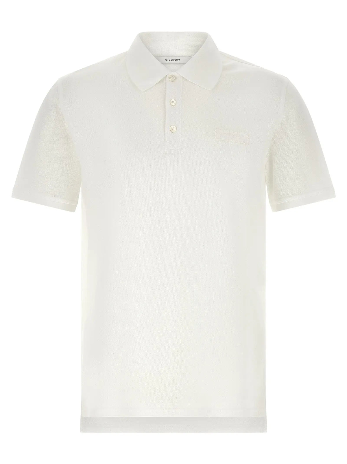 Polo blanc donnéchy en coton avec col classique et manches courtes pour un style élégant et décontracté