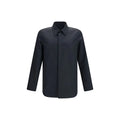 Veste intégrale noire gucci en polyamide avec col net et design minimaliste