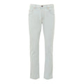 Jean gucci bleu en coton avec coupe droite et cinq poches classique en denim bleu clair
