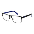 Lunettes de vue en métal noir Guess avec monture en verre, style moderne et élégant pour un look sophistiqué.