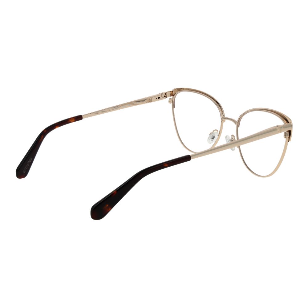 Lunettes en métal brun Guess avec monture élégante et moderne, vues de face sur fond blanc.