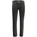 Jeans noirs guess en coton pour homme avec coupe slim et design classique cinq poches
