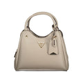 Sac à main Guess Jeans en gris en polyuréthane pour femmes, sac élégant avec design moderne et détails tendance.