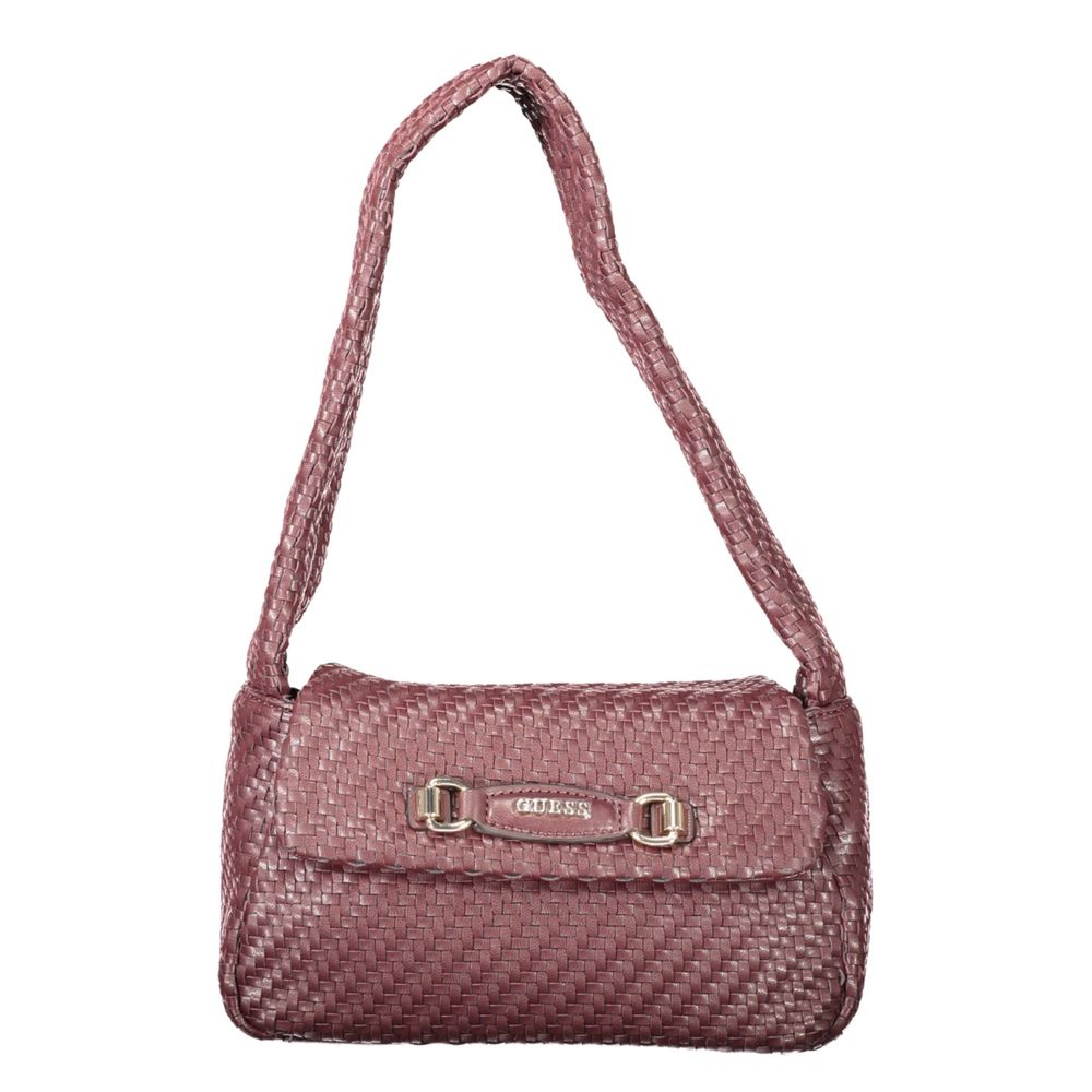 Sac à main Guess Jeans en polyuréthane marron pour femme, design élégant et pratique, visible en détail.