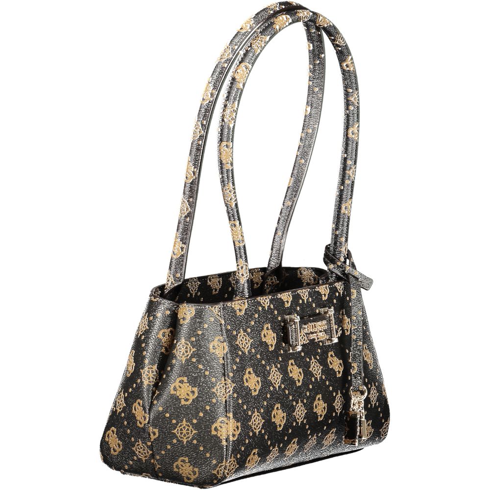 Sac à main Guess Jeans marron en polyuréthane pour femme, élégant et tendance, avec détails modernes et finition soignée.