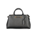 Sac à main Guess Jeans en polyuréthane noir pour femmes, élégant et tendance, avec détails modernes et design sophistiqué.