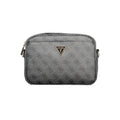 Sac à main Guess Jeans en polyuréthane noir pour femmes, style moderne et élégant, avec détails en cuir synthétique.