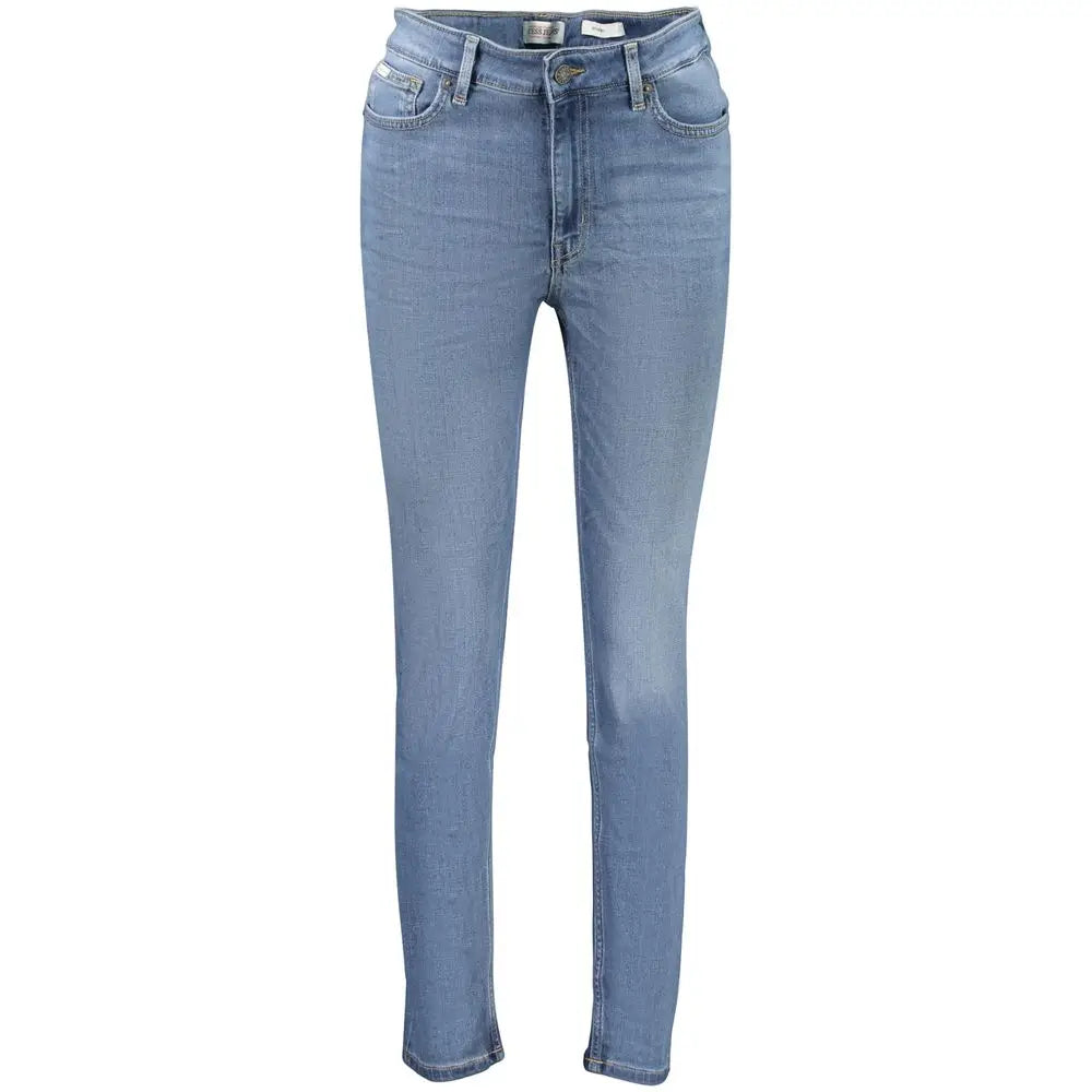 Jeans guess homme bleu clair en lyocell avec coupe droite et cinq poches classiques en denim clair