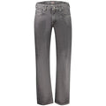 Jeans guess nero en coton pour homme en denim gris foncé coupe droite avec design classique cinq poches