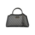 Sac guess jeans nero poliuretano noir avec motif monogramme répété et design structuré avec poignées et bandoulière ajustable