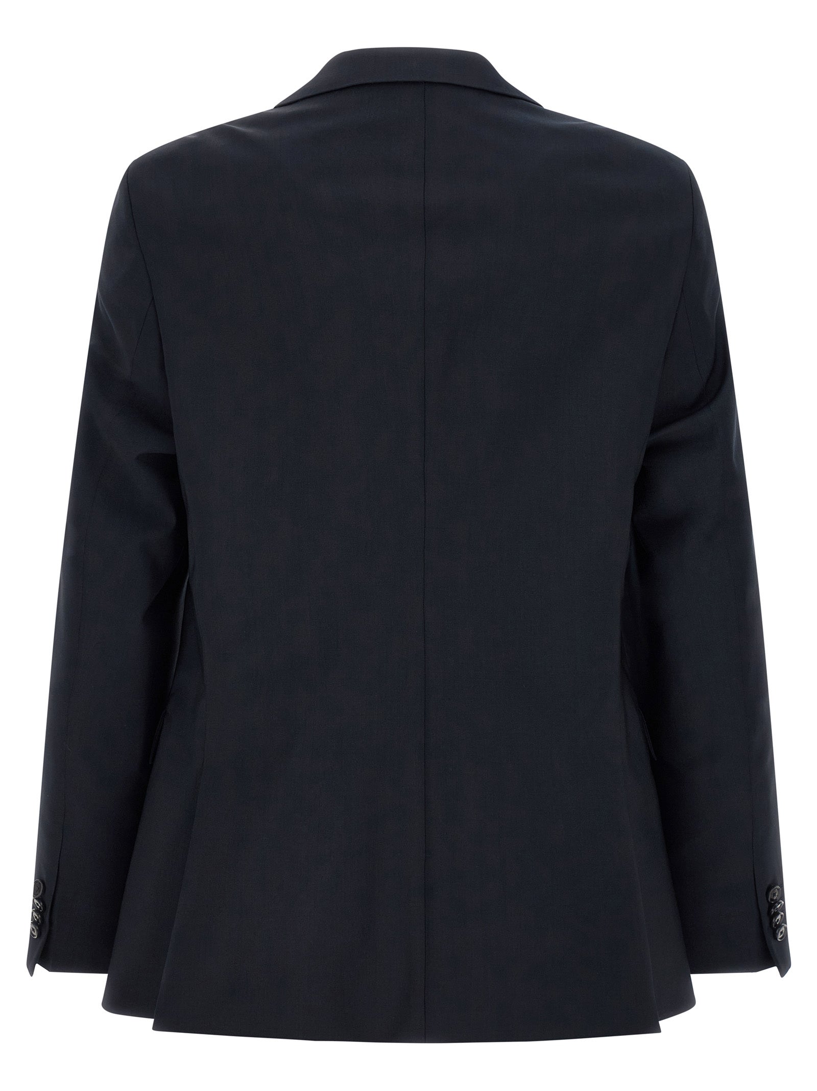 Costume deux pièces en laine vierge bleue de Hugo Boss, veste et pantalon élégants pour homme.