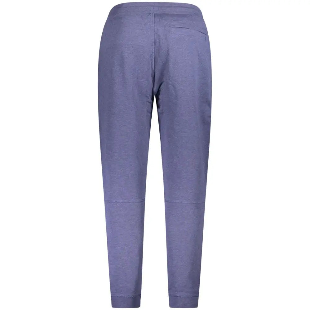 Joggers hugo boss blu cotton pour homme en coton violet chiné avec taille élastique et coupe décontractée