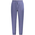Jogging hugo boss blu cotton pour homme en coton violet avec taille à cordon et poignets côtelés
