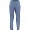 Pantalon de jogging bleu hugo boss en coton pour homme avec taille à cordon et jambes fuselées