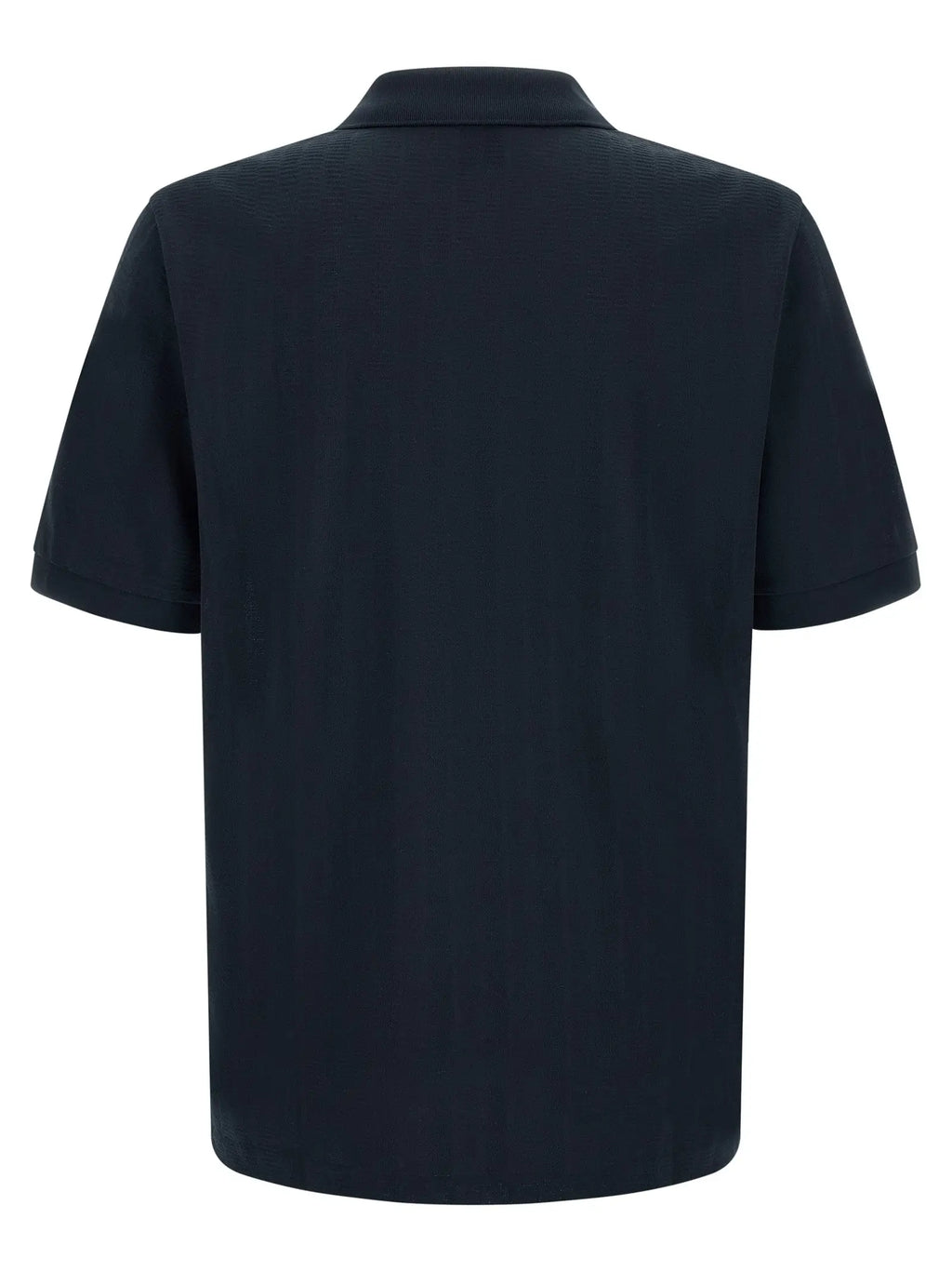 Polo shirt hugo boss blue en coton noir à manches courtes avec col classique et tissu texturé subtil