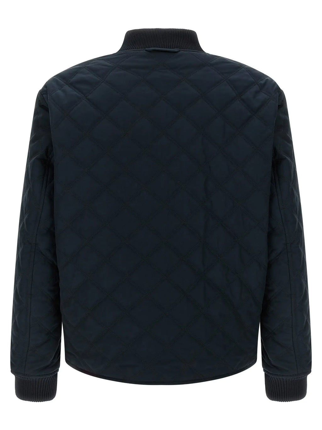 Veste bomber matelassée noire hugo boss blue en polyester avec poignets et col côtelés