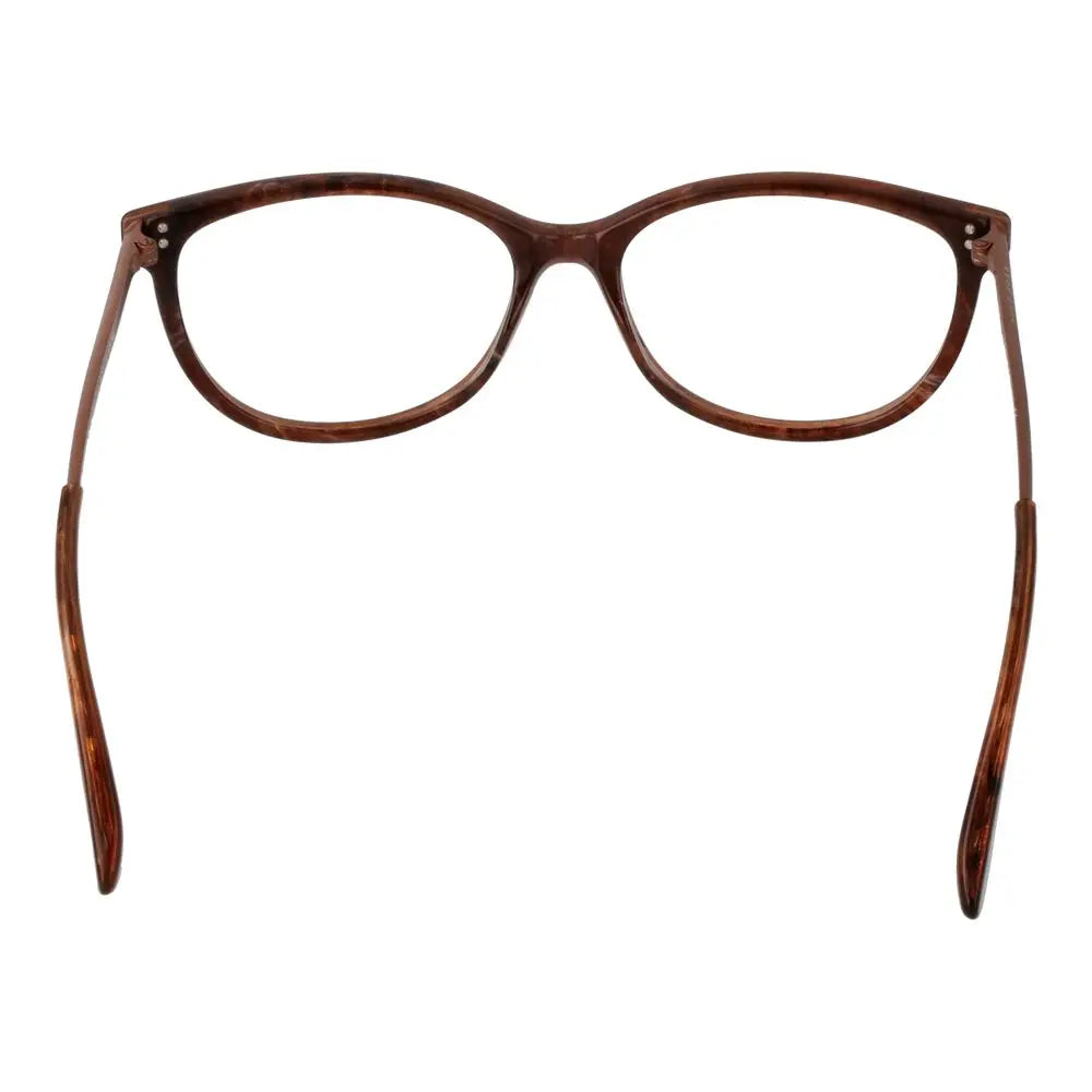 Lunettes hugo boss marron en acétate avec monture classique œil-de-chat tortue pour usage quotidien