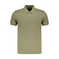 Polo homme hugo boss green en coton olive avec manches courtes logo carré subtil sur la poitrine et étiquette