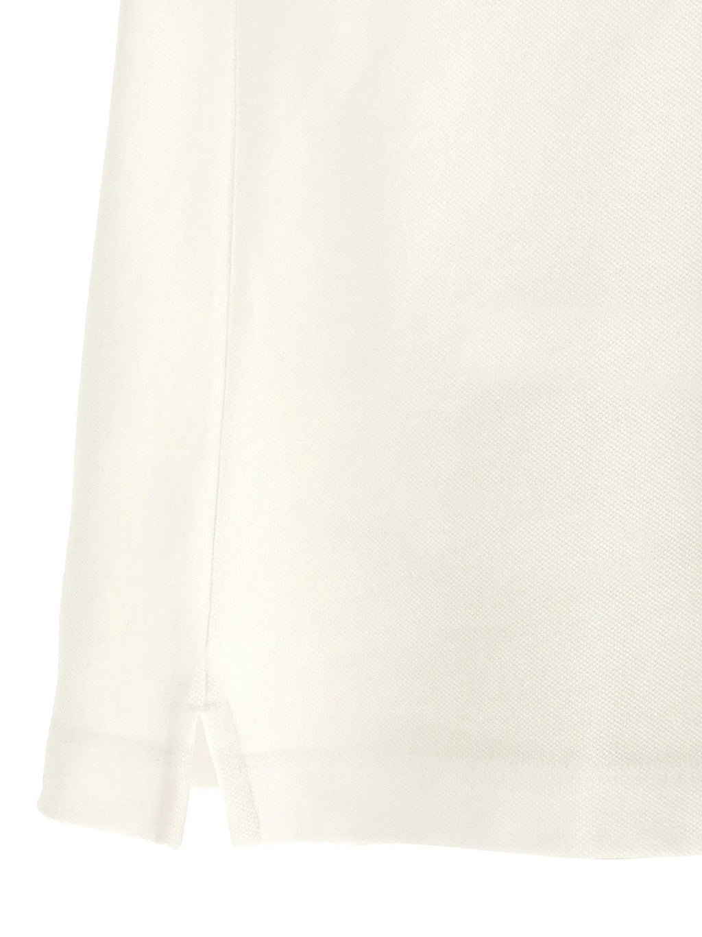Polo shirt hugo boss en coton blanc crème avec tissage texturé subtil et ourlet soigné